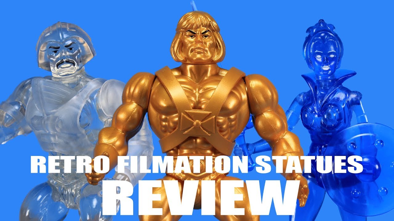 Masters of the Universe Super7 Statue Wave Retro Filmation Figures Review
