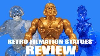 Masters Of The Universe Super7 Statue Wave Retro Filmation Figures Review