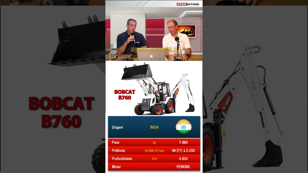 RETROESCAVADEIRAS - BOBCAT B760