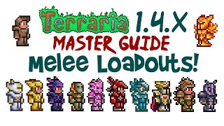 Best Terraria Melee Loadout Guide - 1.4.x! (Master Mode, Pre-Hardmode & Hardmode Progression)