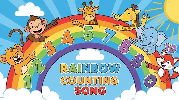 The Rainbow Counting Song | Learn Numbers 1–10 with Colors | ToonBeats Studio