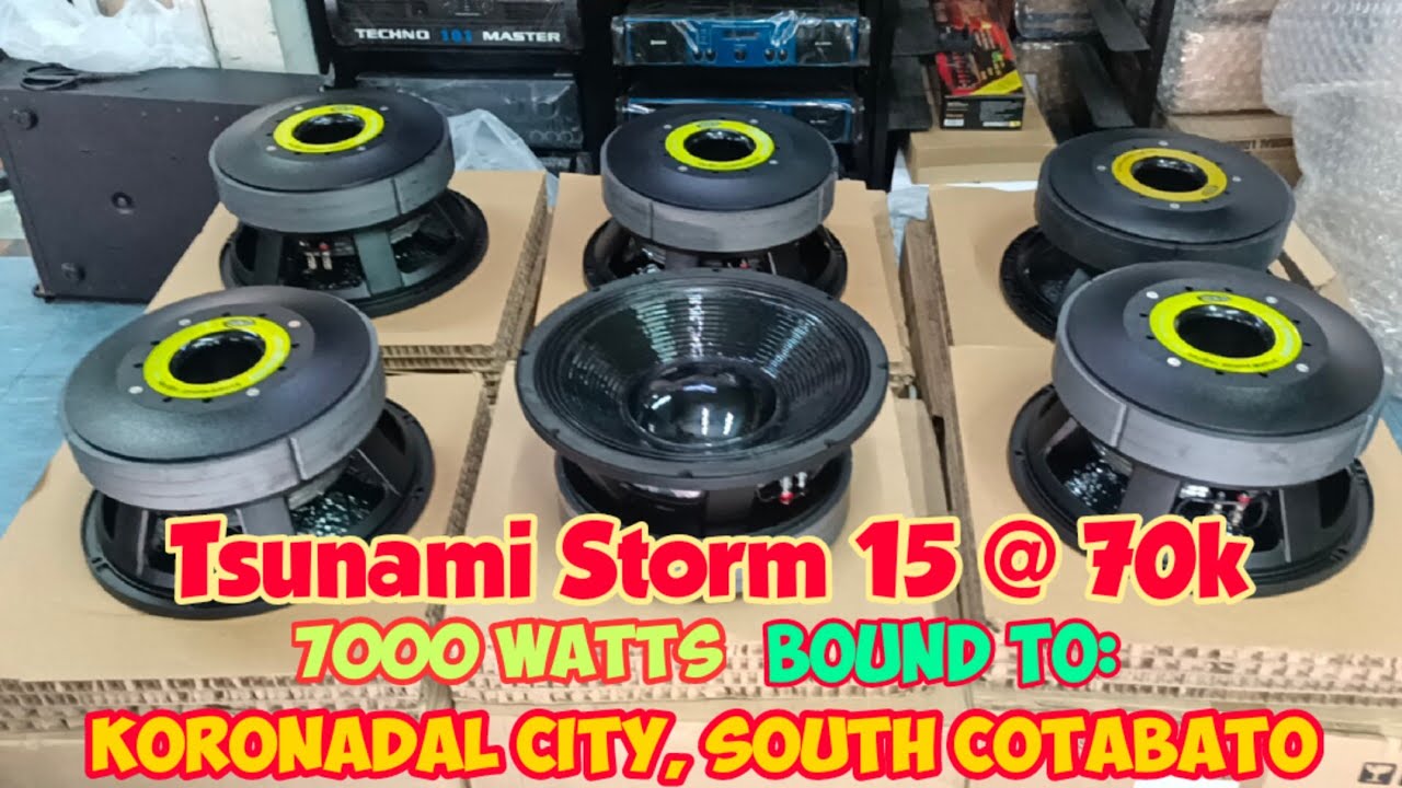 Tsunami Storm 15 @ 70K sound test bound to KORONADAL CITY SOUTH COTABATO