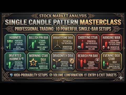 Free Complete Candlestick Patterns Course | Episode 1 | All Single ...