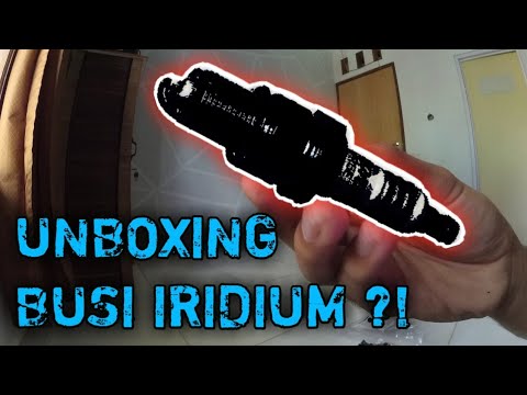 Unboxing Busi  Iridium Jenis dan fungsi  busi  motor  YouTube