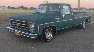 Chevy C10 Budget Build! $1,300 dollar purchase price. Short bed conversion Project Lowered 79 Chev