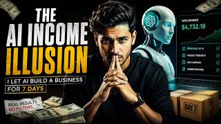 The AI Income Illusion: I Let AI Build a Business for 7 Days