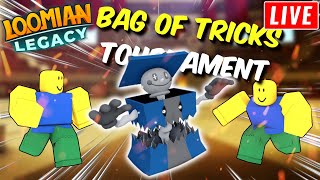 🔴LIVE - Gamma Navy Icigool Bag of Tricks Tournament! - Loomian Legacy