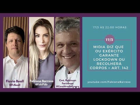 Midia diz que ou exército garante lockdown ou recolherá corpos