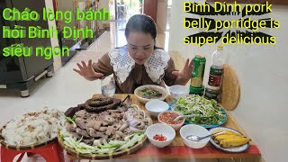 Thu hoạch khổ qua & mướp hương _ nấu cháo lòng bánh hỏi đặc sản Bình Định | Bắc Kim Thang vlog