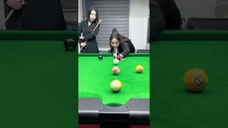 Billiards Power Cue Shots You Can’t Miss! #billiards  #snooker  #pool1  #shorts  #game #trickshot