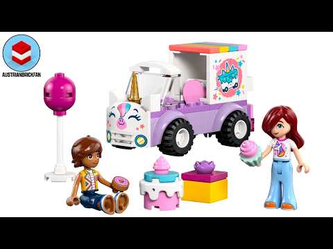 LEGO Friends 42675 Unicorn Cake Delivery Car Speed Build