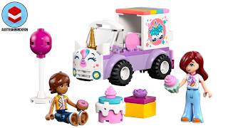 LEGO Friends 42675 Unicorn Cake Delivery Car Speed Build