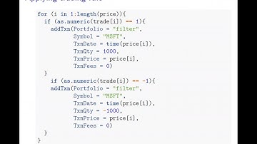 R - quantstrat blotter filter rule