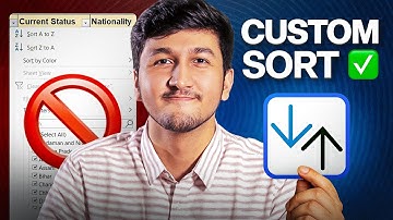 Multi-Level Sorting in Excel | Jatan Shah Tutorial & Review