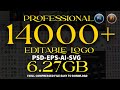 14000 Professional Editable Logo Templates Download In PSD AI EPS Files English Photoshop Tutorial 