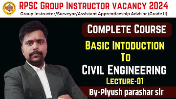 Rpsc group instructor classes || Civil engineering (Lec-01) || Introduction #rpsc_group_instructor