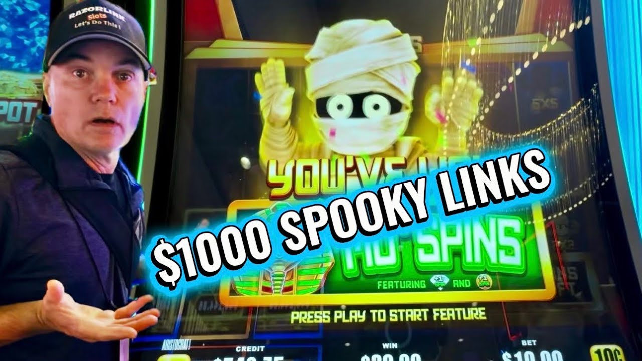 Выиграл ли Yo Yeti? Или GO Ghost? Сессия игрового автомата Spooky Links с призовым фондом в 1000 ...