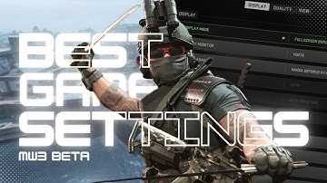 BEST PC Settings for Modern Warfare 3 BETA! (Maximize FPS & Visibility)