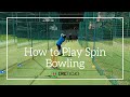 How to play spin bowling in cricket with level 3 coach