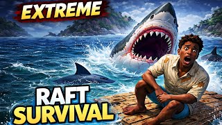 I Survived Raft 😱| Brutal Ocean Survival Experience🌊 screenshot 4
