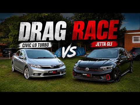 TURBO G9 CIVIC vs. JETTA GLI: WHO WINS IN A DRAG RACE?