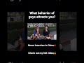 “What behavior of guys attracts you the most?” Street interview in China👻👻