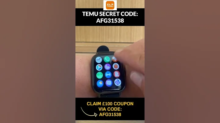 #shorts Amazing Deep Discount Temu Smart Watch - Coupon Code: AFG31538 #TEmu #temuhaul #temu2023