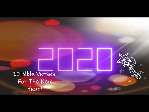 10-bible-verses-for-the-new-year-#newyear-#year2020
