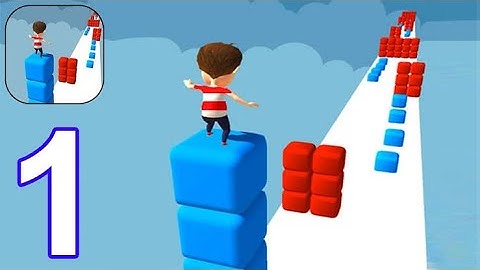 Cube Stacker surfer 3d🌻👘Games All Levels Gameplay Android,Walkthrough ios,New Game Big Update Levels