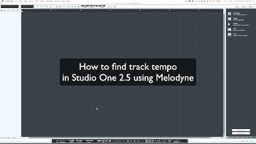MixedByMike Tip - Finding the Tempo in Studio One using Melodyne