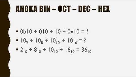 Dasar Dasar Pemrograman Java - Part 2