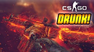 VERY DRUNK PLAYER ON CS:GO!