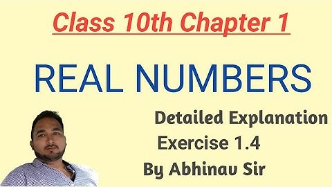 Class 10th Maths Chapter 1Real Numbers Exercise 1.4 NCERT Solutions #ncertsolutions #realnumbers