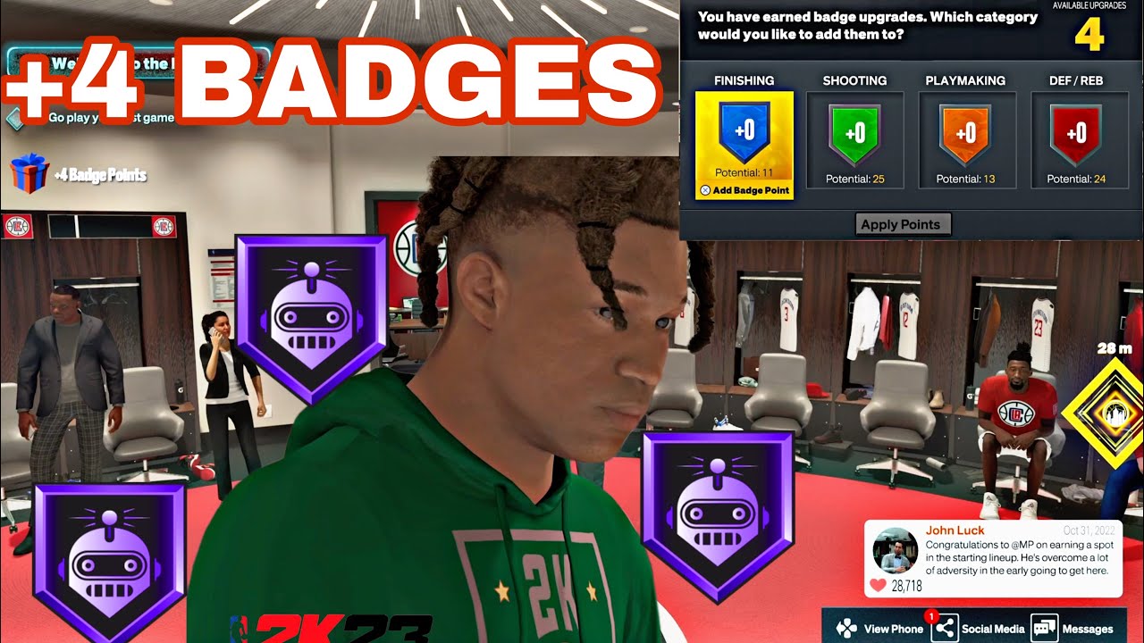 HOW TO UNLOCK 4 EXTRA BADGE POINTS FOR YOUR BUILD FAST IN NBA 2K23