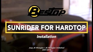 Sunrider for Hardtop for JK Wrangler Installation(2007-2018) screenshot 4