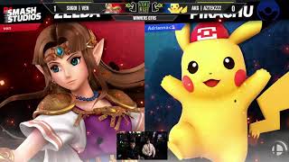 Game Nest Smash It Up: Sugoi | Ven (Zelda) vs AKG | AztekZzz (Pikachu) - Winners Qtrs