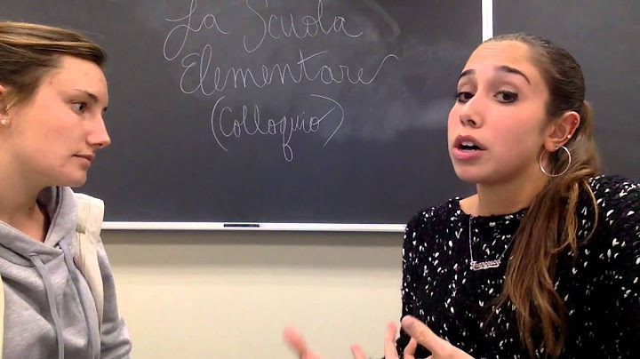 Il Colloquio della Scuola Elementare