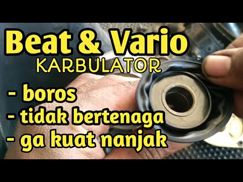 Servis Vario Karbu Untuk Pemula. 