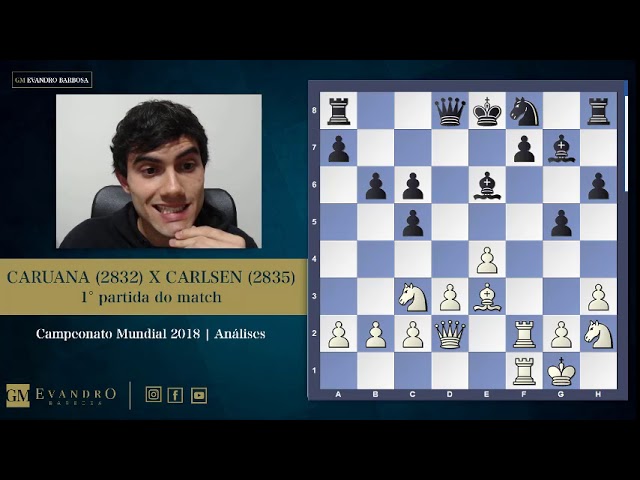 Caruana x Carlsen - Partida 1 do match 