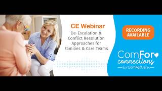 De-Escalation & Conflict Resolution Approaches for Families & Care Teams