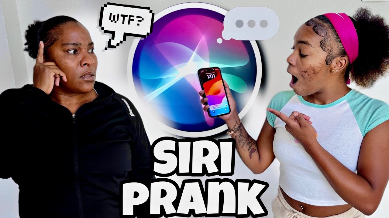 ASKING SIRI RANDOM QUESTIONS About My ANGRY MOM *HILARIOUS*