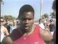 NFL Fastest Man Darrell Green loses to Herschel Walker in the 100 Meters!!!!