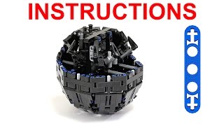 Lego Technic Sphere – Building Instructions / Лего Техник Шарик – Инструкция