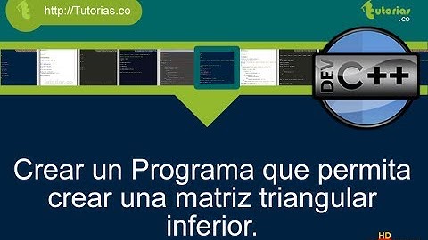 arrays -- visual C++ (crear matriz triangular inferior)