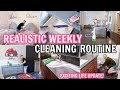 WEEKLY CLEANING ROUTINE | WHOLE HOUSE CLEAN WITH ME 2023 | FALL CLEANING MOTIVATION | ALEAH MARTINS