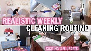 WEEKLY CLEANING ROUTINE | WHOLE HOUSE CLEAN WITH ME 2023 | FALL CLEANING MOTIVATION | ALEAH MARTINS