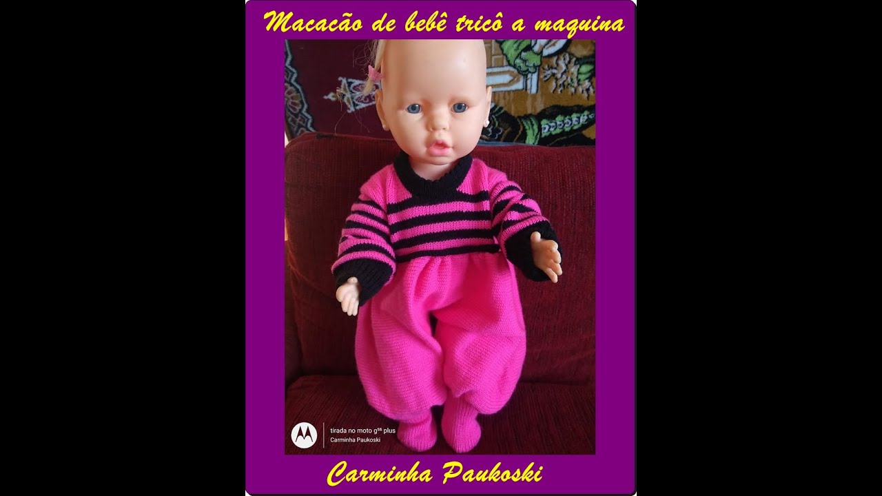 Macacão de bebê lindo e fácil passo a passo