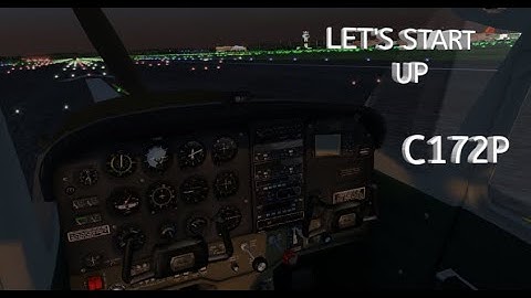 How to start up C172P in FlightGear