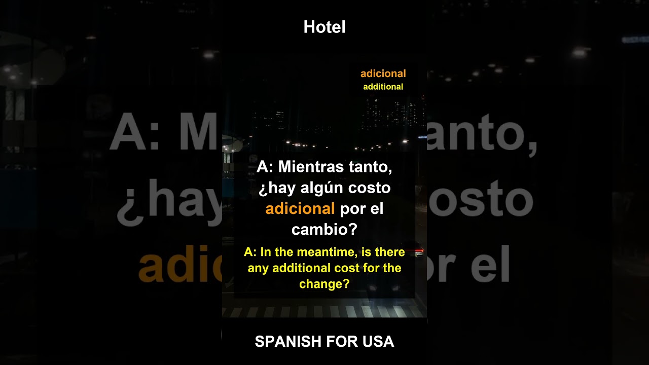 🏨 Changing Hotel Dates in 🇪🇸 Spanish! (Easy Phrases!) 