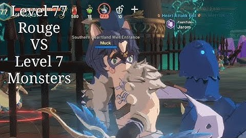 Ni No Kuni Cross Worlds Level 77 Rouge VS Level 7 Monsters